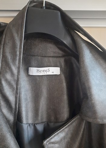 Gri Deri Kemerli Uzun Manto - Görsel 4