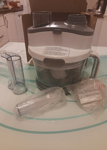 Gri Renkli Blender Haznesi ve Kapak - Görsel 4