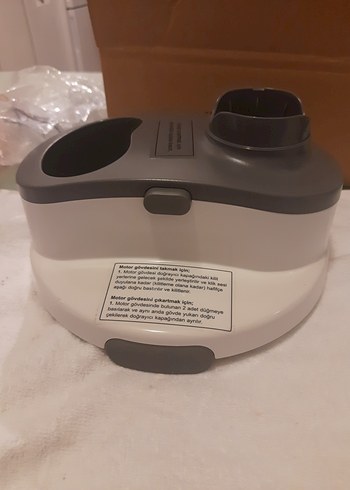 Gri Renkli Blender Haznesi ve Kapak - Görsel 3