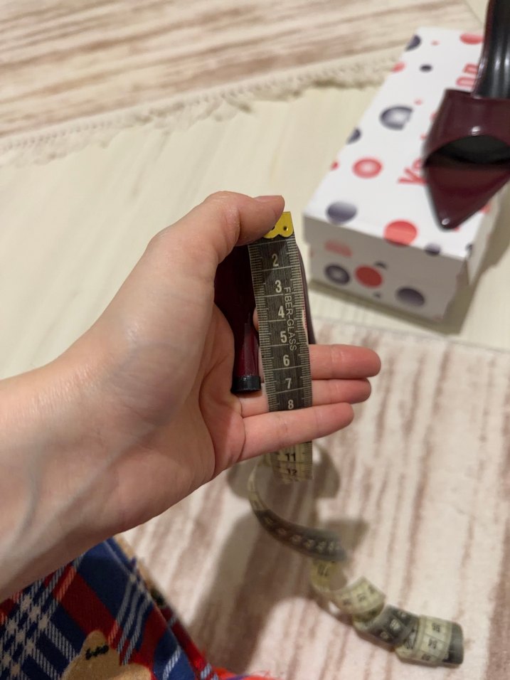 Bordo Rugan Stiletto Topuklu Kadın Ayakkabı - Görsel 4