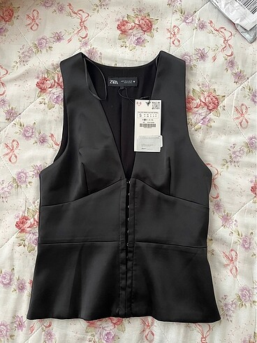 Zara saten bluz