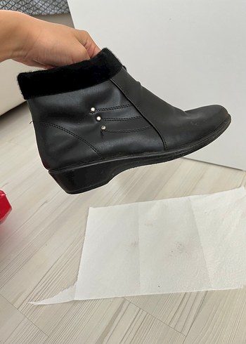 38 Beden siyah Renk Y2K siyah Kadın Bot