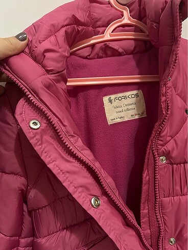 5 Yaş Beden pembe Renk Kız çocuk pembe mont