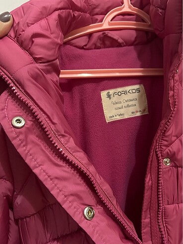 5 Yaş Beden Kız çocuk pembe mont