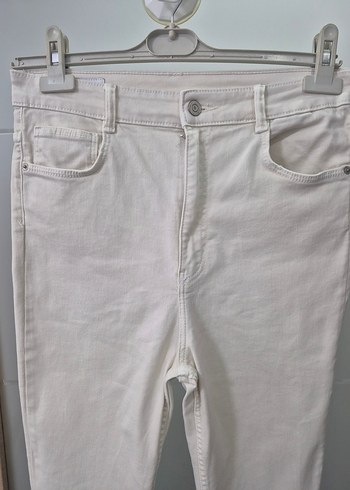44 Beden Zara krem jean pantolon