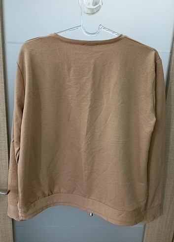 l Beden camel Renk Sweatshirt 
