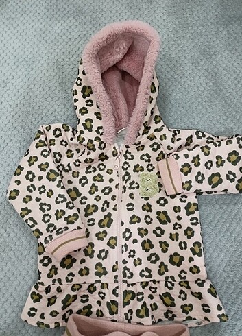 HelloBaby Gb baby leopar desenli takım