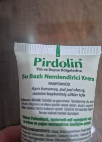 Beden Pirdolin Su Bazlı Nemlendirici nemlendirici