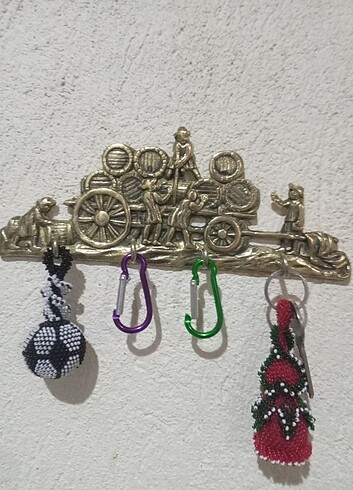 Pirinç anahtarlık 