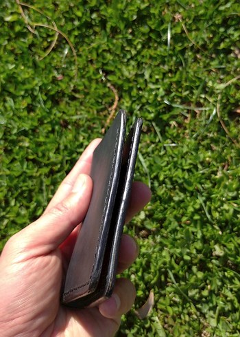 El Yapımı Hakiki Deri Cüzdan  - Görsel 3