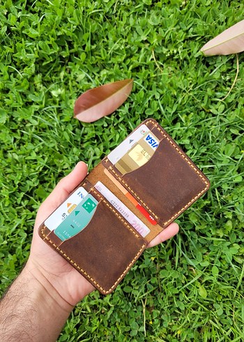 El Yapımı Hakiki Deri Kartlık - Görsel 3