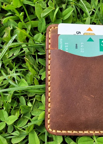 El Yapımı Hakiki Deri Kartlık - Görsel 2