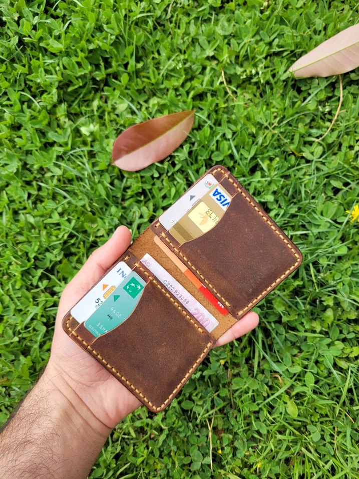 El Yapımı Hakiki Deri Kartlık  - Görsel 3