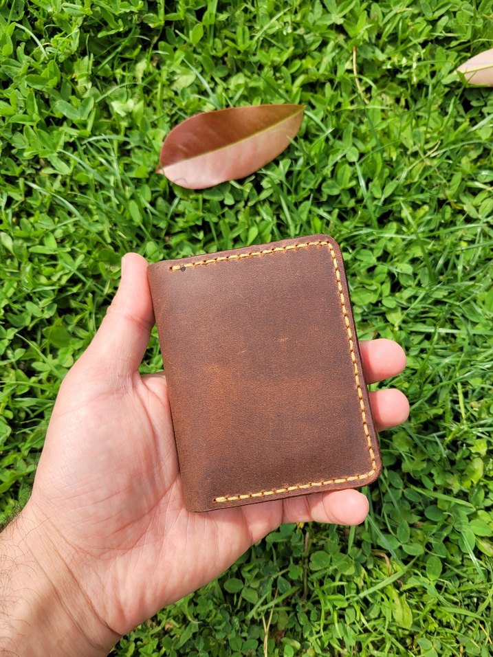 El Yapımı Hakiki Deri Kartlık  - Görsel 4