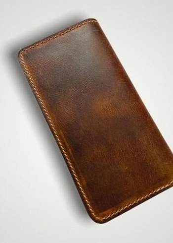 El Yapımı Hakiki Deri Cüzdan  - Görsel 3