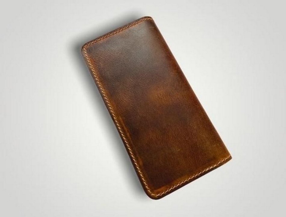 El Yapımı Hakiki Deri Cüzdan  - Görsel 3