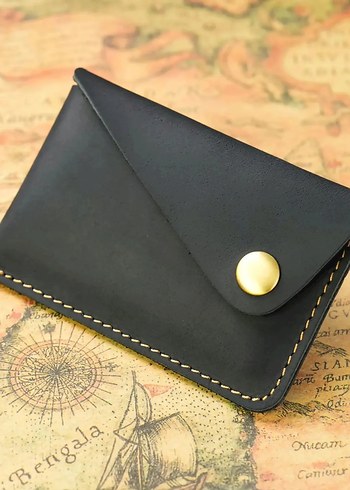 El Yapımı Hakiki Deri Kartlık  - Görsel 3