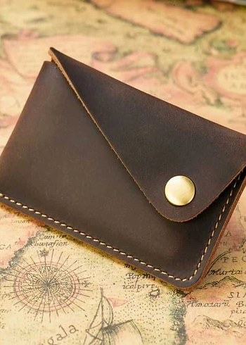 El Yapımı Hakiki Deri Kartlık  - Görsel 5