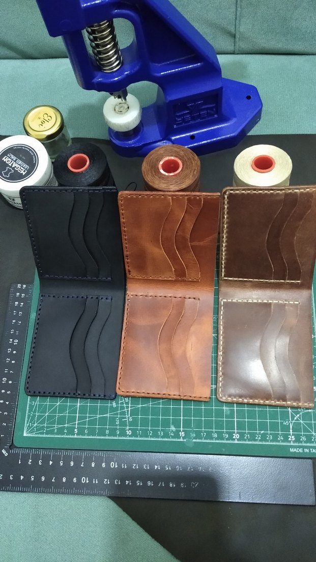 El Yapımı Hakiki Deri Cüzdan  - Görsel 4