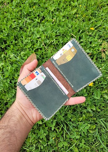 El Yapımı Hakiki Deri Kartlık - Görsel 4