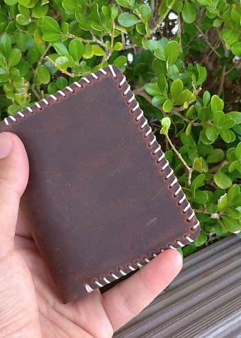 El Yapımı Hakiki Deri Kartlık - Görsel 6