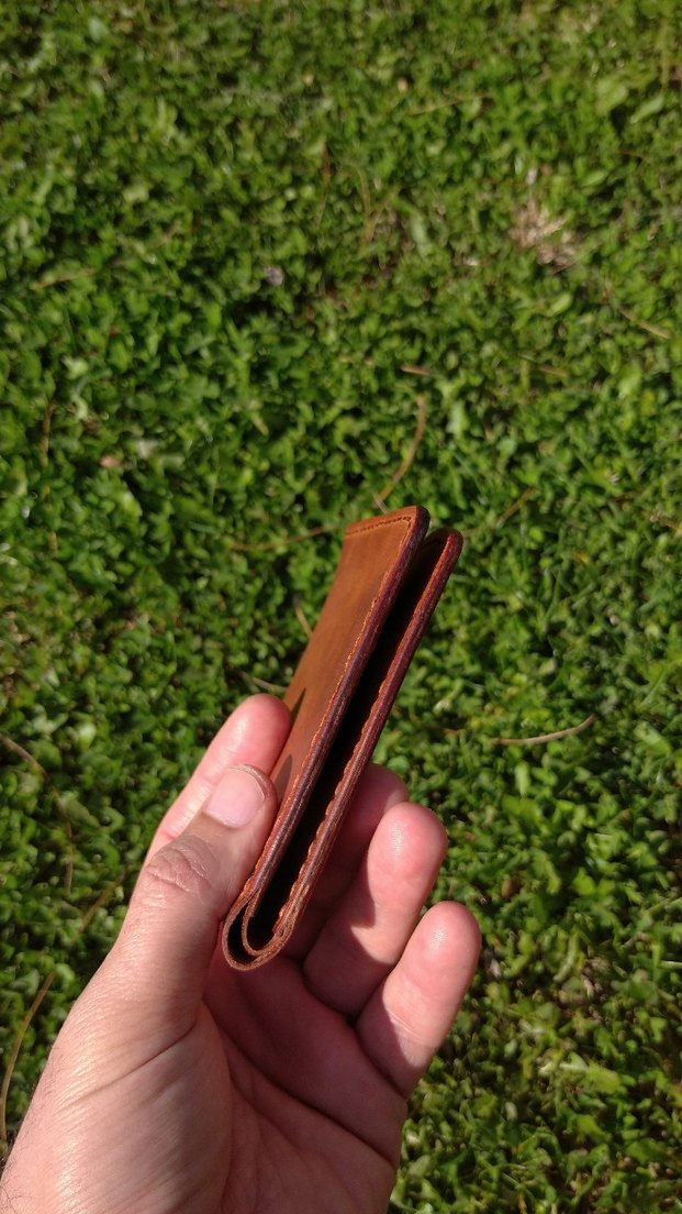 El Yapımı Hakiki Deri Cüzdan  - Görsel 3