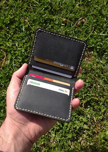 El Yapımı Hakiki Deri Cüzdan - Görsel 2