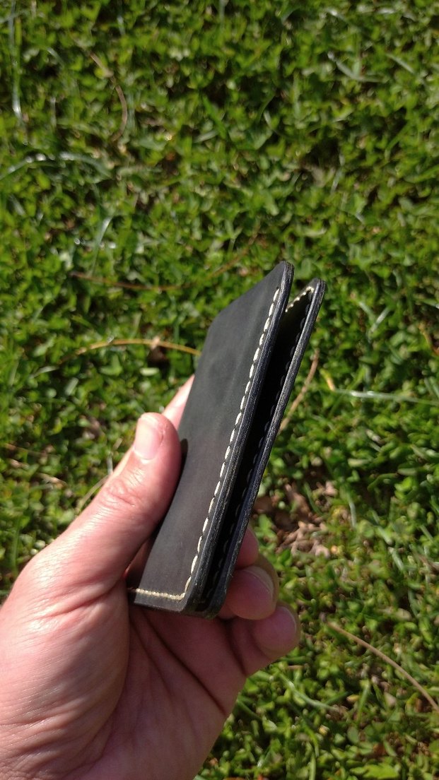 El Yapımı Hakiki Deri Cüzdan  - Görsel 3