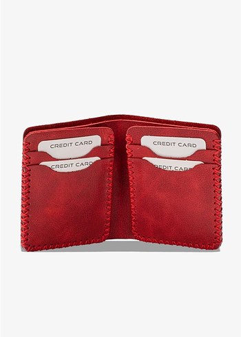 El Yapımı Hakiki Deri Cüzdan  - Görsel 5