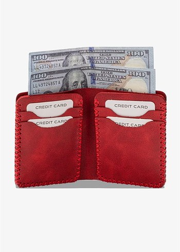 El Yapımı Hakiki Deri Cüzdan  - Görsel 4