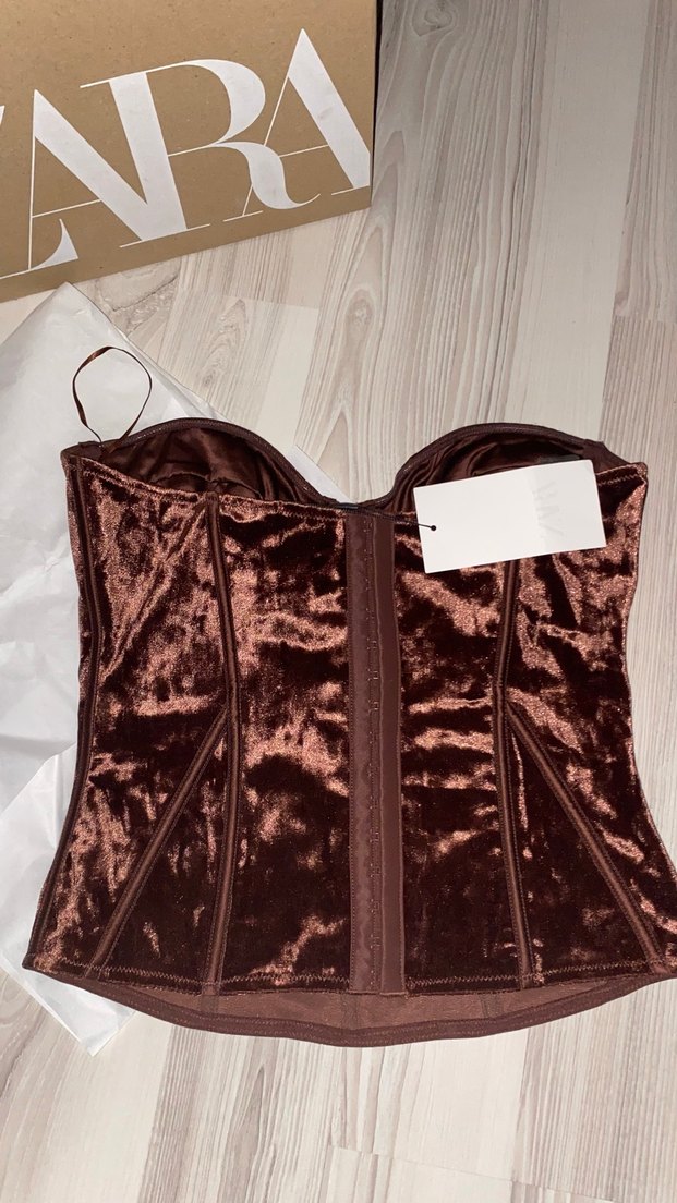 ZARA KADİFE KORSE - Görsel 2