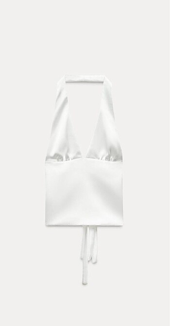 ZARA SATEN BLUZ