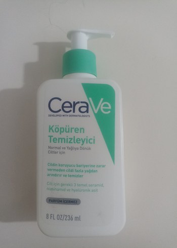 CeraVe Köpüren Yüz Temizleyici 236 ml