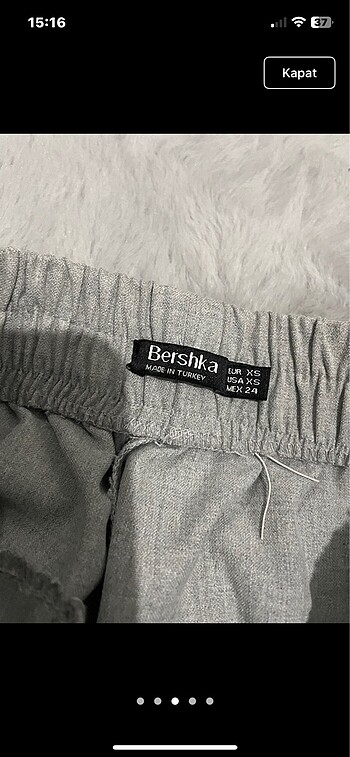 xs Beden Kumaş pantolon