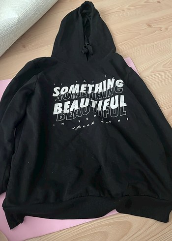 Baskılı Siyah LCW sweat - Görsel 2