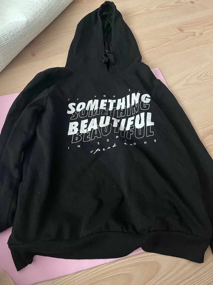 Baskılı Siyah LCW sweat - Görsel 2