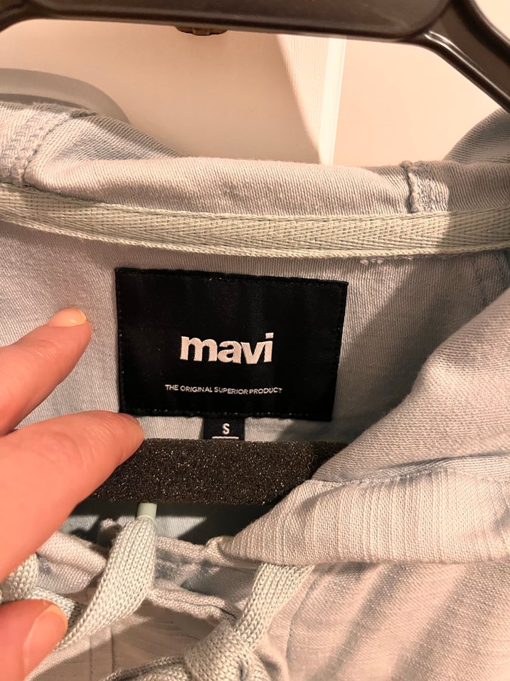 Turkuaz Midi Kadın Pamuk Ceket - Görsel 3