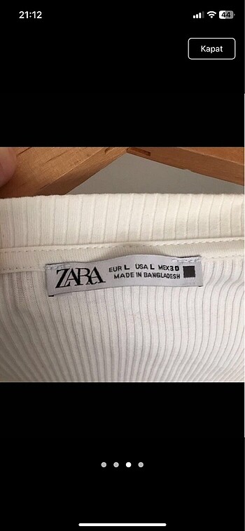 l Beden Zara hırka