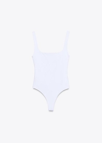 ZARA ASKİLİ POLİAMİD BODY - Görsel 5