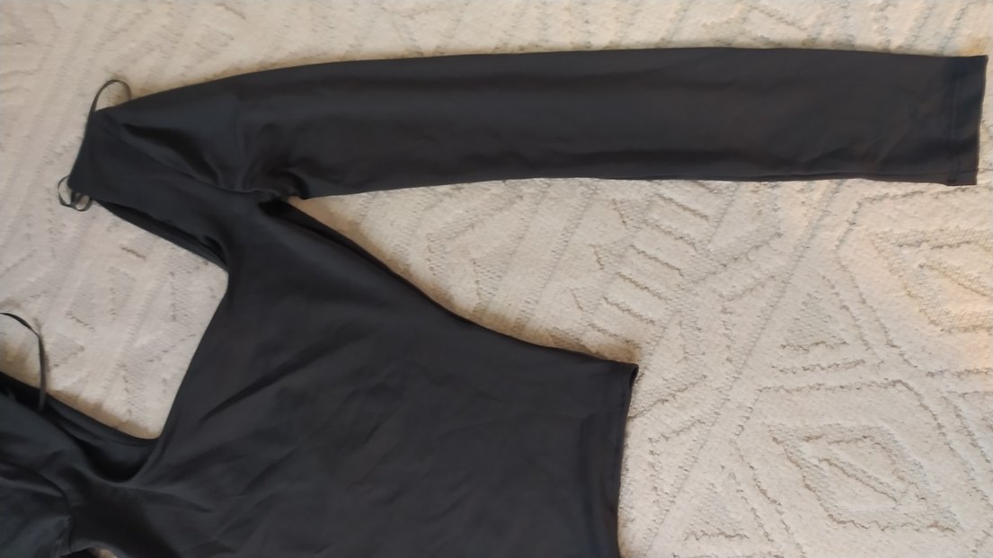 ZARA KARE YAKA POLİAMİD BODY - Görsel 3