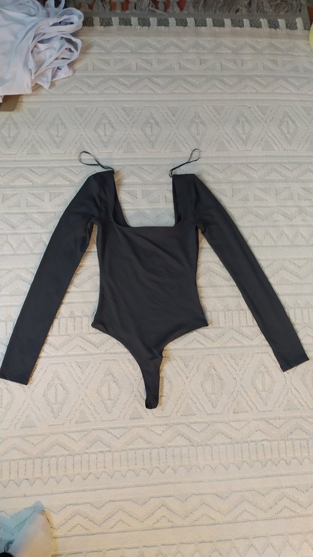 ZARA KARE YAKA POLİAMİD BODY - Görsel 2