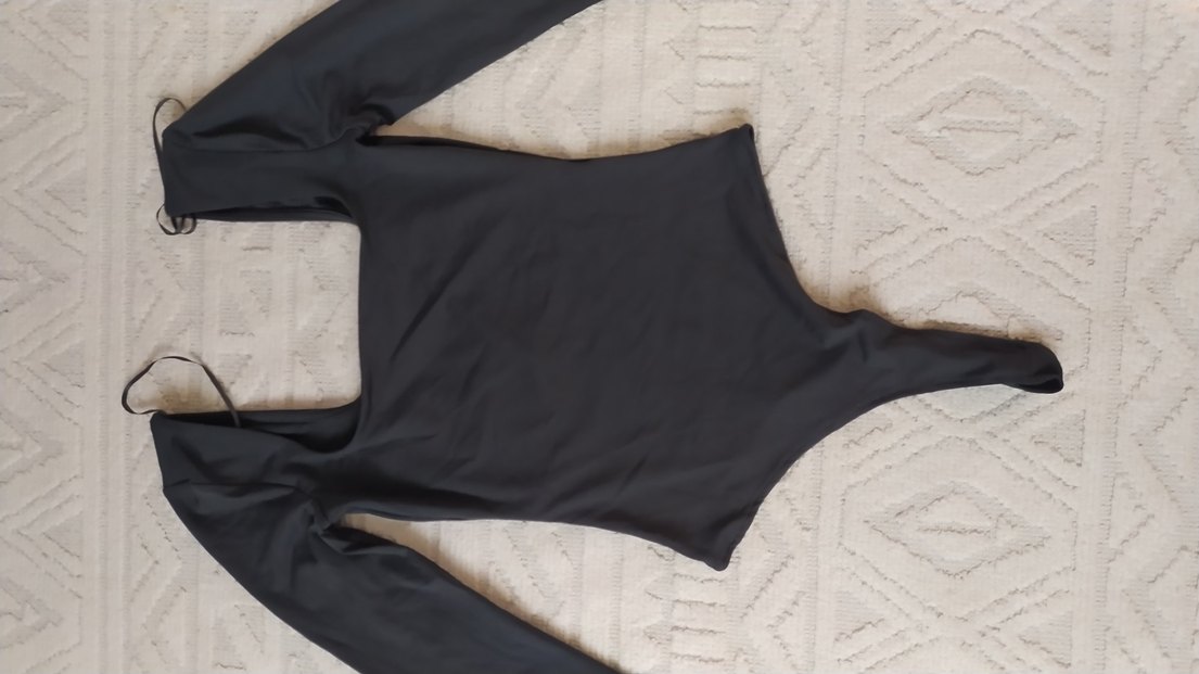 ZARA KARE YAKA POLİAMİD BODY - Görsel 4