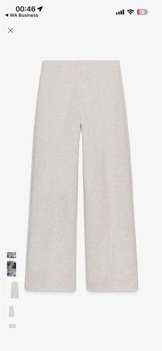 ZARA PALAZZO SOTF TOUCH PANTOLON - Görsel 4