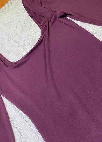 ZARA KARE YAKA POLİAMİD BODY - Görsel 2