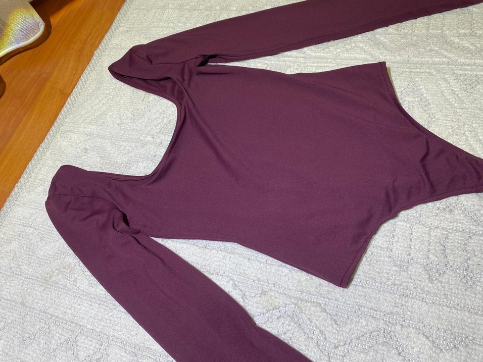 ZARA KARE YAKA POLİAMİD BODY - Görsel 3