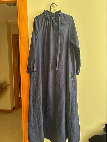 Aybikestil poplin kumaş elbise