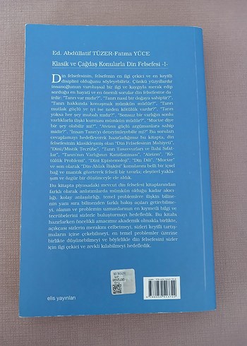 Klasik ve Çağdaş Konularla Din Felsefesi - I Kitap