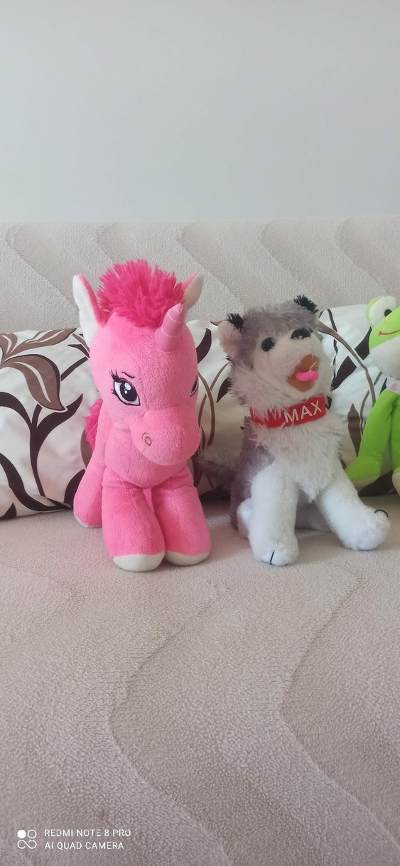 peluş ünikorn,köpek,kurbağa - Görsel 2