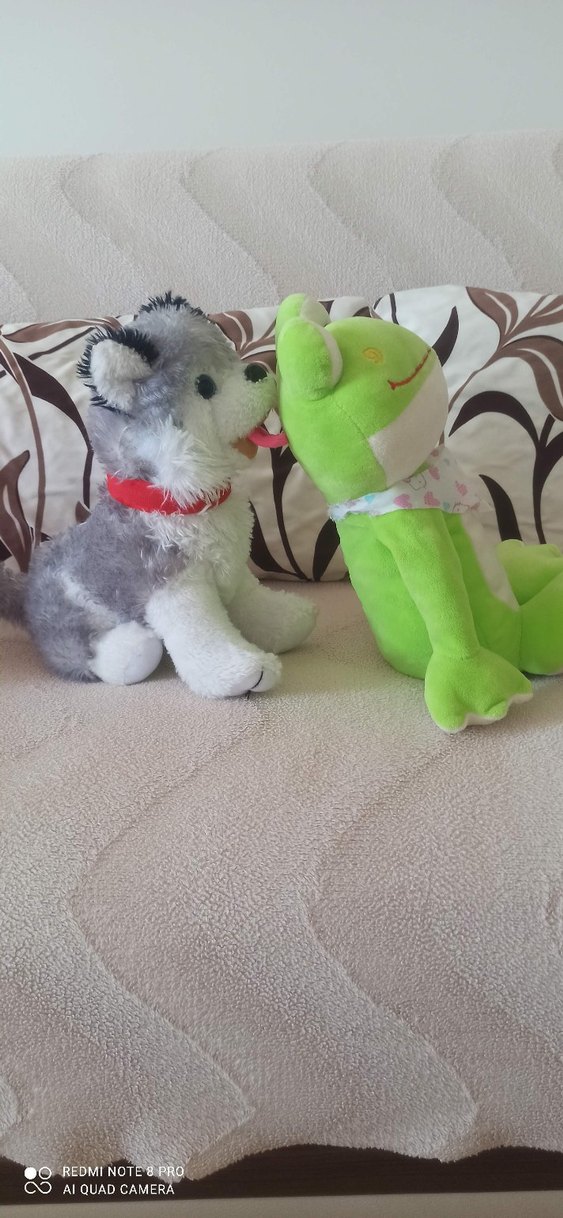 peluş ünikorn,köpek,kurbağa - Görsel 3