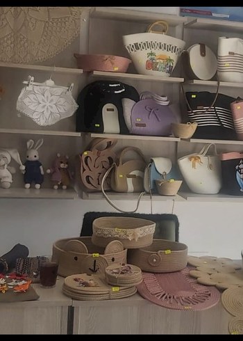  Beden ten rengi Renk Bohem Tarz El Yapımı Çantalar ve Dekorlar